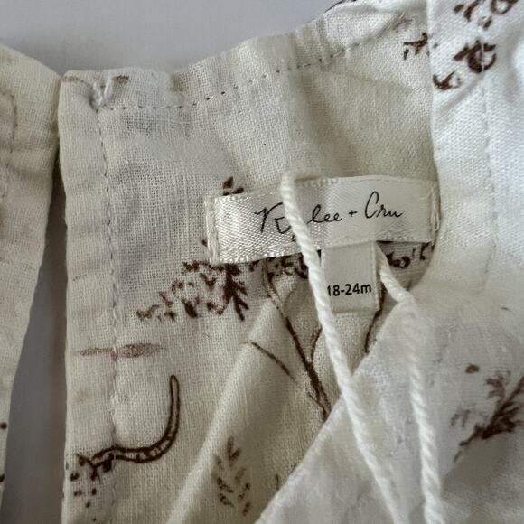 NEW Rylee + Cru Jolene Dress In Safari Toile - Picture 7 of 11